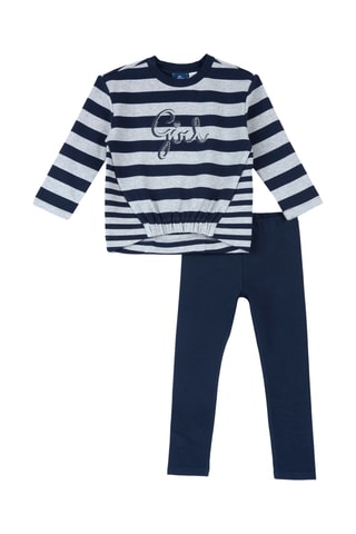 Camiseta y leggings - Azul oscuro