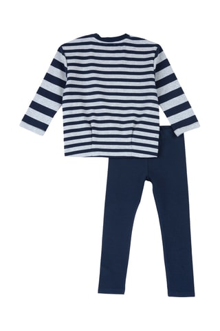 Camiseta y leggings - Azul oscuro