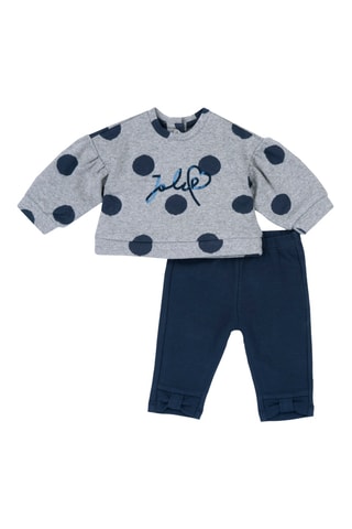 Sudadera y pantalón - Azul marino y gris