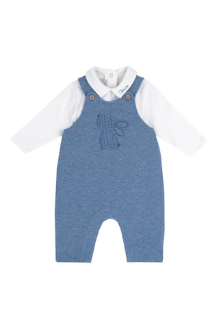 Camiseta y peto - Celeste
