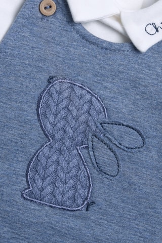 Camiseta y peto - Celeste