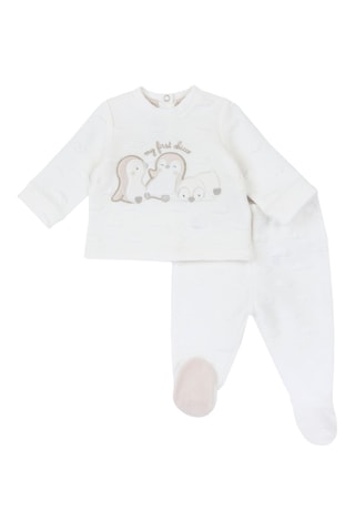 Sudadera y pantalón - Blanco