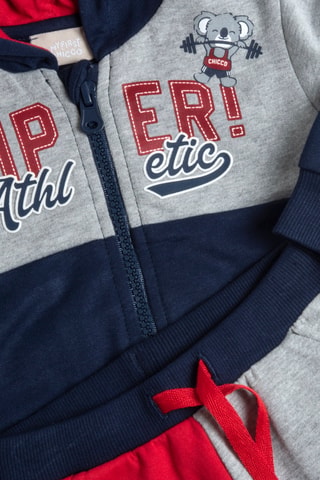 Sudadera con capucha y pantalón de chándal - Azul noche