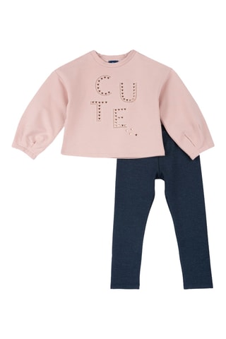 Sudadera y leggings - Azul oscuro