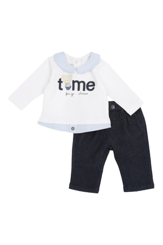 Camiseta y pantalón - Blanco