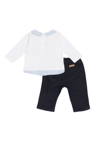 Camiseta y pantalón - Blanco