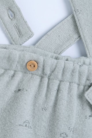 Blusa y pantalón - Verde claro y blanco