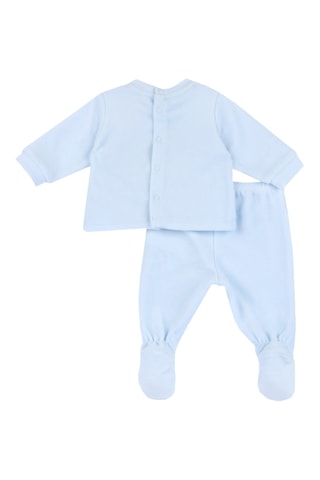 Camiseta y pantalón - Celeste