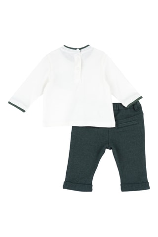 Camiseta y pantalón - Verde oscuro
