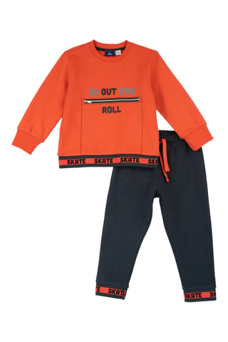 Sudadera y pantalón de chándal - Naranja