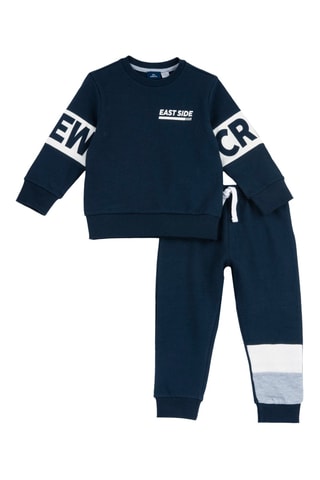 Sudadera y pantalón - Azul petróleo