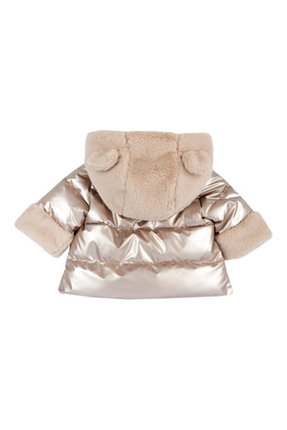 Doudoune à capuche à oreilles - Beige