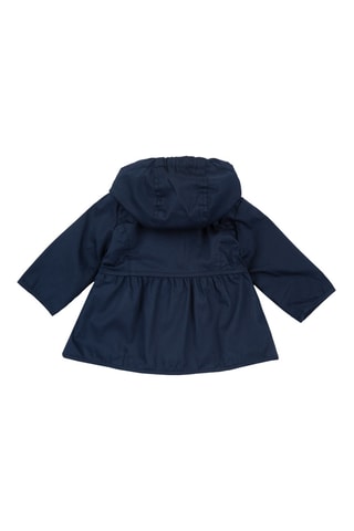 Trench à capuche - Bleu foncé