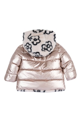 Doudoune réversible à capuche - Beige