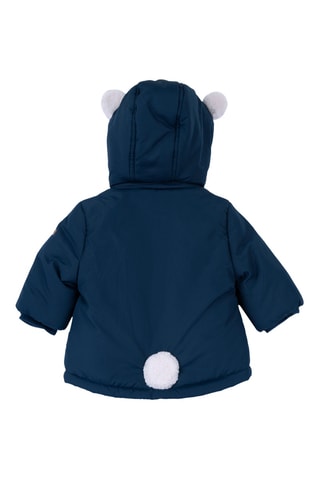 Parka à capuche à oreilles - Bleu foncé