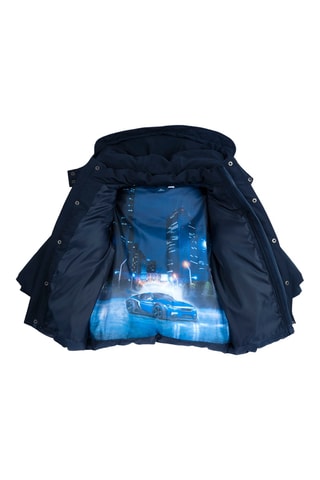 Doudoune à capuche - Bleu marine