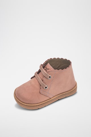 Boots en nubuck - Rose