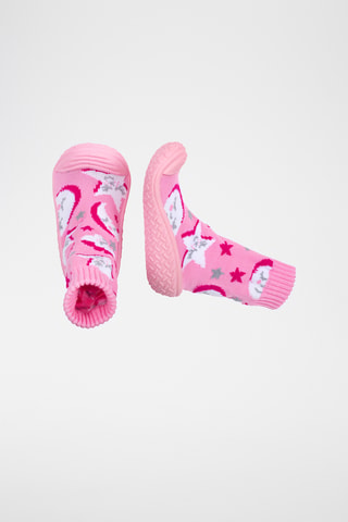 Chaussons-chaussettes - Rose