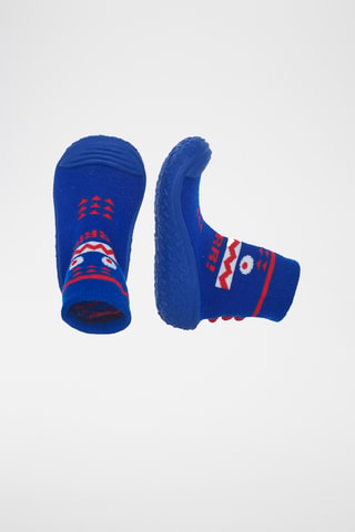 Chaussons-chaussettes - Bleu marine