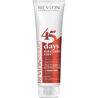Shampoing & après-shampoing protecteur de couleur 2-en-1 - 45 days - Cheveux rouges ou roux - 275 ml