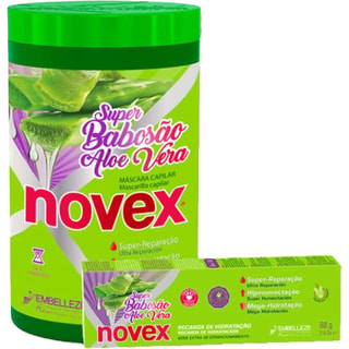Coffret masque & recharge - Aloe vera - Cheveux fragilisés - 2 produits