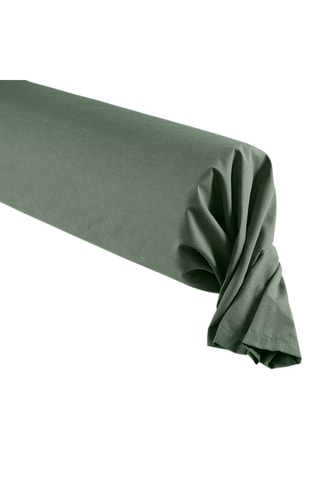 Federa per cuscino alla francese in percalle di cotone 80 fili/cm² - Verde