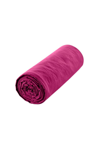 Lenzuolo sotto in percalle di cotone 80 fili/cm² - Magenta
