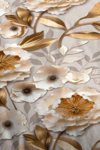 Parure copripiumino Origami - Grigio e bianco