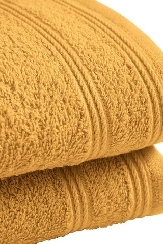 Set 2 asciugamani ospite spugna 100% cotone "Spa" 30 x 50 cm - Mais