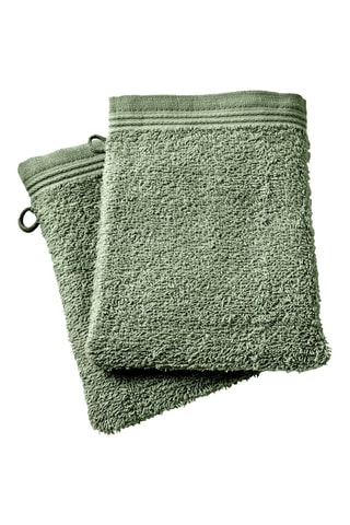 2 guanti da bagno Spa - Verde
