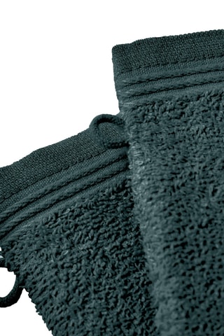 2 guanti da bagno - Verde smeraldo