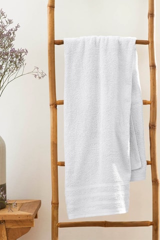 Telo bagno - Bianco - 90 x 150 cm