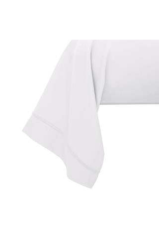 Federa cuscino alla francese in raso di cotone 120 fili/cm² Prestige - Bianco
