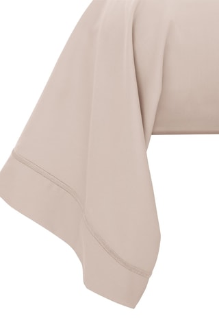 Federa cuscino alla francese in raso di cotone 120 fili/cm² - Rosa