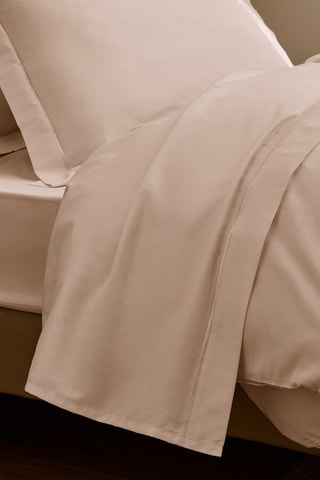 Federa cuscino alla francese in raso di cotone 120 fili/cm² - Rosa