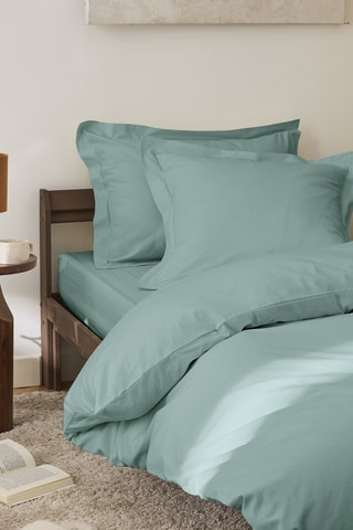 Lenzuolo sopra in cotone 80 fili/cm² - Verde