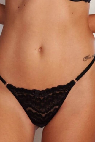 Tanga Coquette - Negro