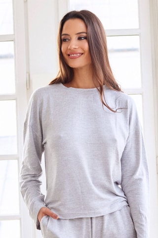 Sudadera Cosy - Gris jaspeado