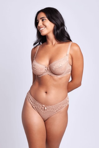 Sujetador con relleno Flirty - Beige - Copa de la D a la G