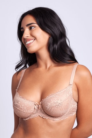 Sujetador Flirty - Beige - Copa de la D a la G
