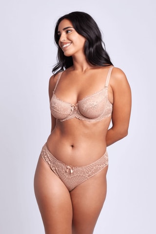 Sujetador Flirty - Beige - Copa de la D a la G