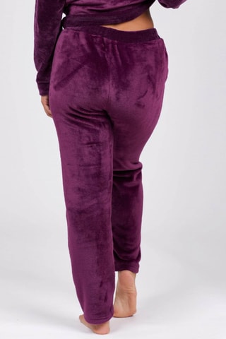 Pantalón recto de terciopelo Avoriaz - Burdeos