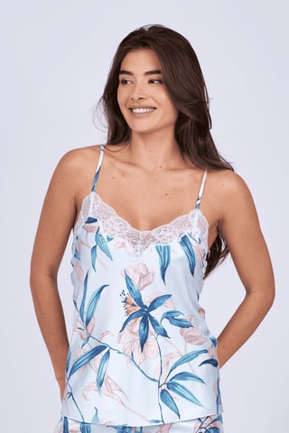 Top de pijama Venus - Verde agua