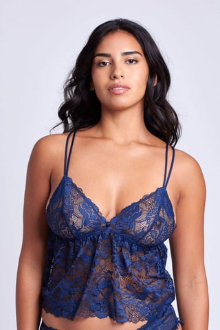 Top de pijama Ami - Azul marino