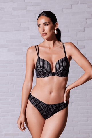 Sujetador push-up Ava - Negro