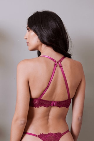 Sujetador push-up Dalida - Burdeos