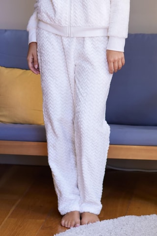 Pantalón de tiro alto Montana - Blanco