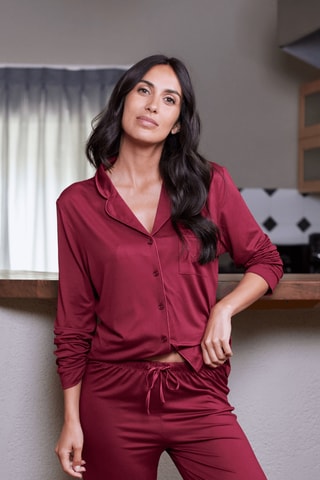 Camisa Plazza - Burdeos