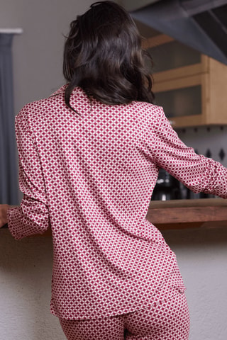 Camisa de pijama Plazza - Burdeos