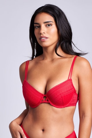 Sujetador push-up Billie - Rojo